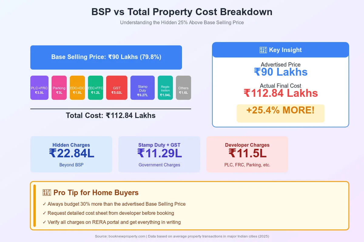 BSP vs. Total Property Cost