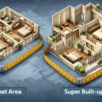 Carpet Area vs Super Built-up Area: Calculator, RERA Rules & Loading % (2026 Guide)