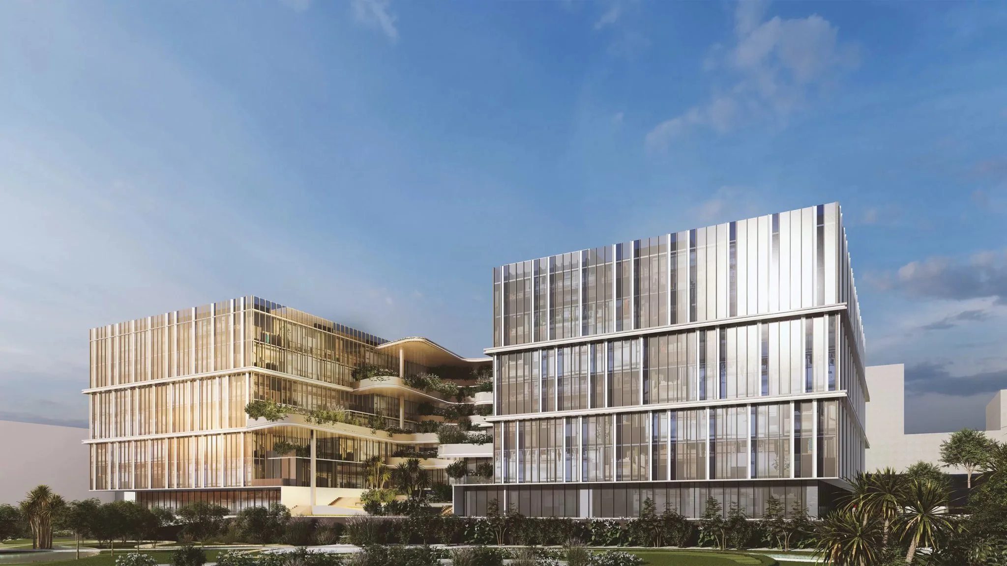 Airport City Commercial Campus Near Metro Station Sees Construction Progress