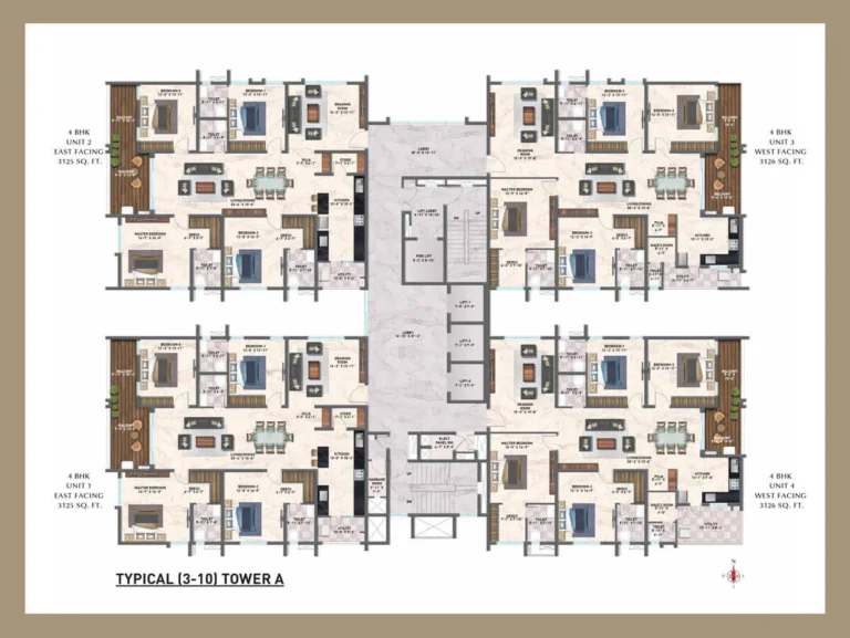 ZUARI Gangothri Tribhuja Floor Plans