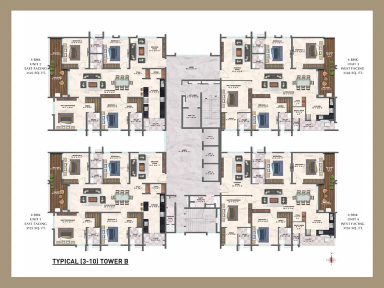 ZUARI Gangothri Tribhuja Floor Plans