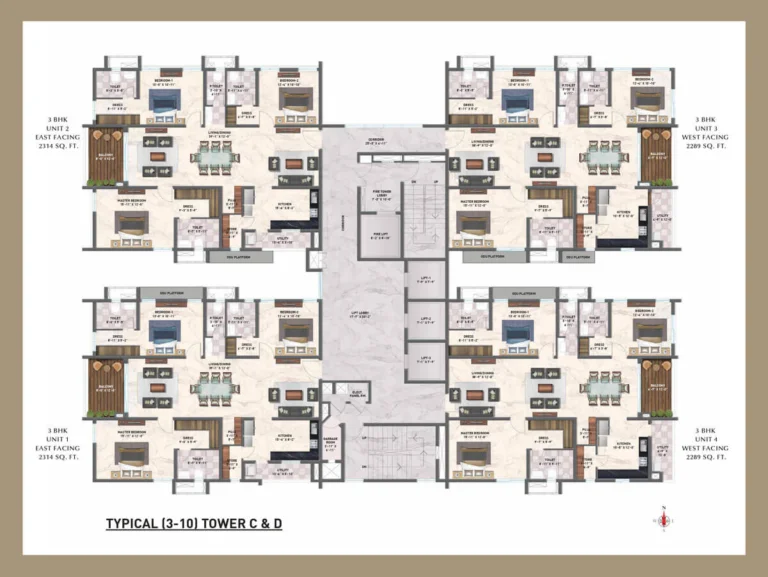 ZUARI Gangothri Tribhuja Floor Plans