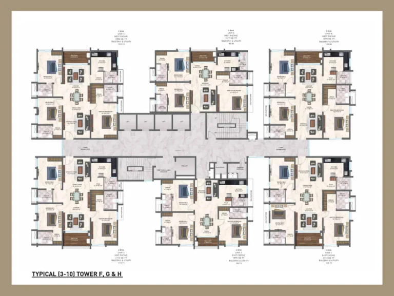 ZUARI Gangothri Tribhuja Floor Plans