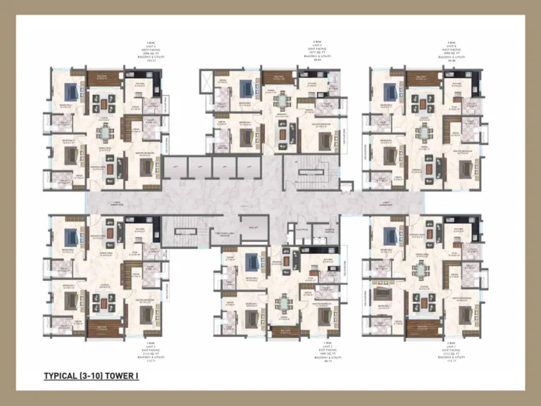 ZUARI Gangothri Tribhuja Floor Plans