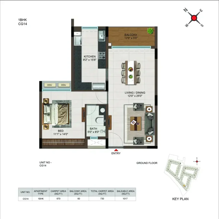 Casagrand Moondance Floor Plan
