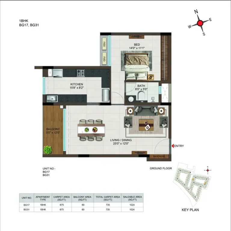 Casagrand Moondance Floor Plan