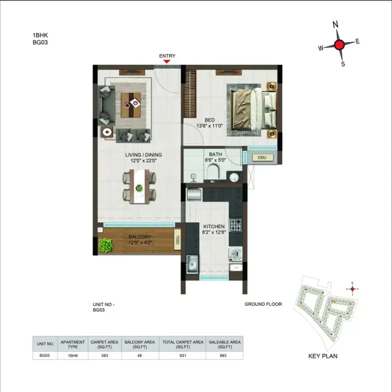 Casagrand Moondance Floor Plan