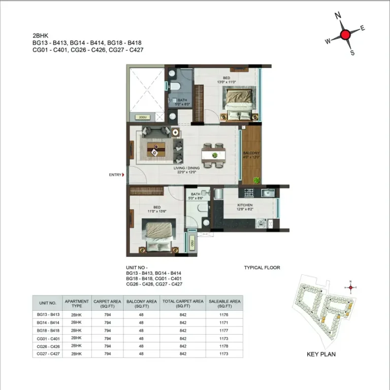 Casagrand Moondance Floor Plan