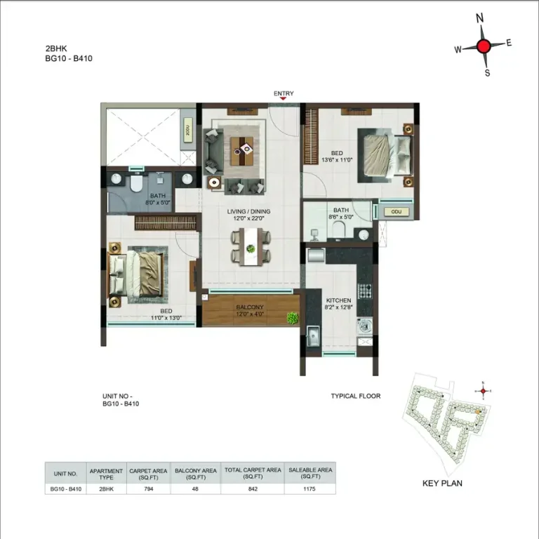 Casagrand Moondance Floor Plan