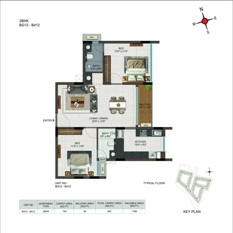 Casagrand Moondance Floor Plan