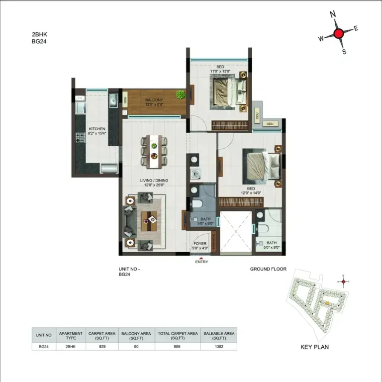 Casagrand Moondance Floor Plan