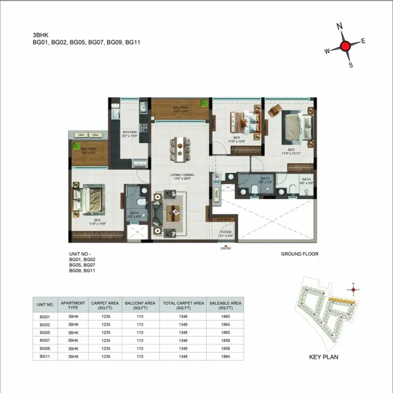 Casagrand Moondance Floor Plan