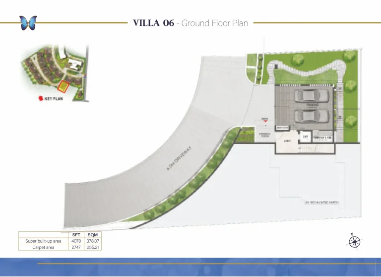 Prestige Hillside Gateway Villas Floor Plan