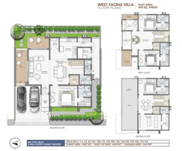 vaishnavi southwoods floor Plan