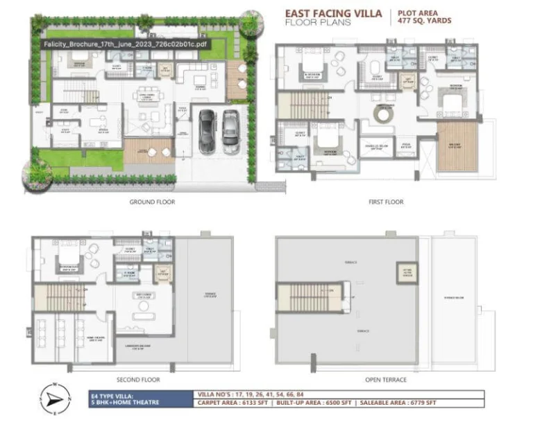 vaishnavi southwoods floor Plan