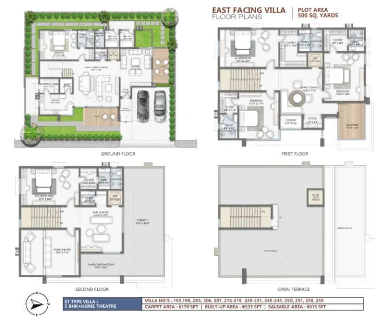vaishnavi southwoods floor Plan