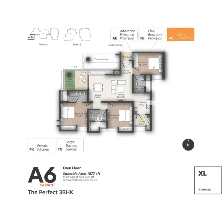 Living Walls True North Floor Plans