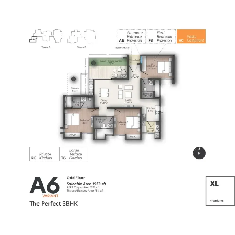 Living Walls True North Floor Plans