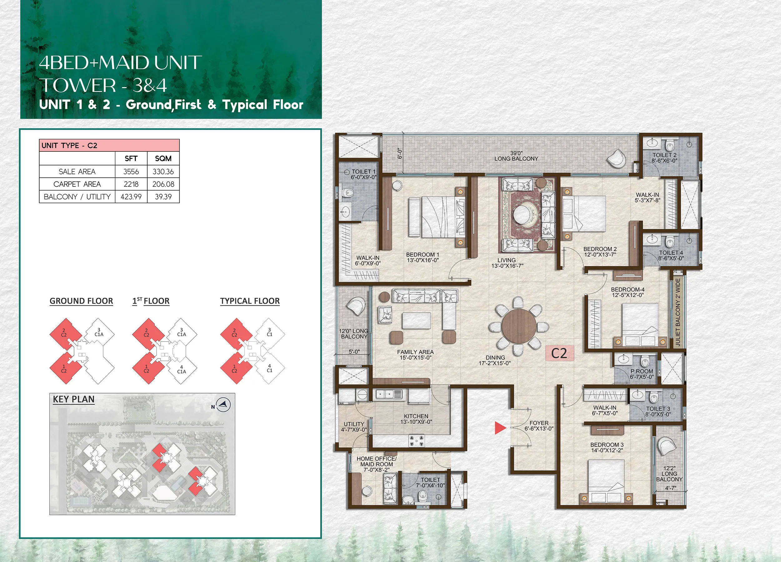 Prestige Pine Forest Floor Plans