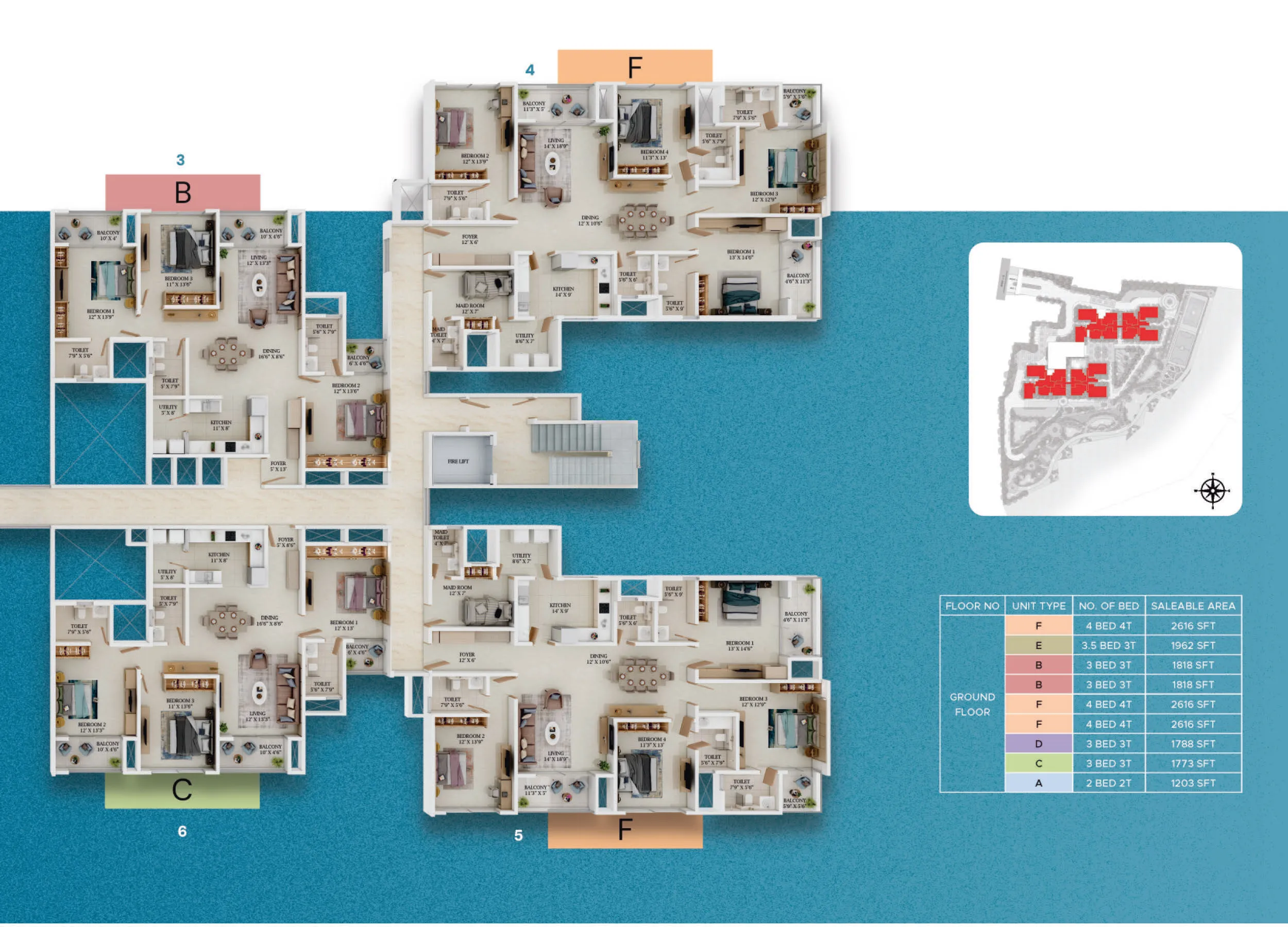 Prestige Somerville Floor Plans