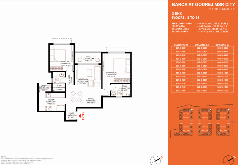 BARCA at Godrej MSR City Floor Plans