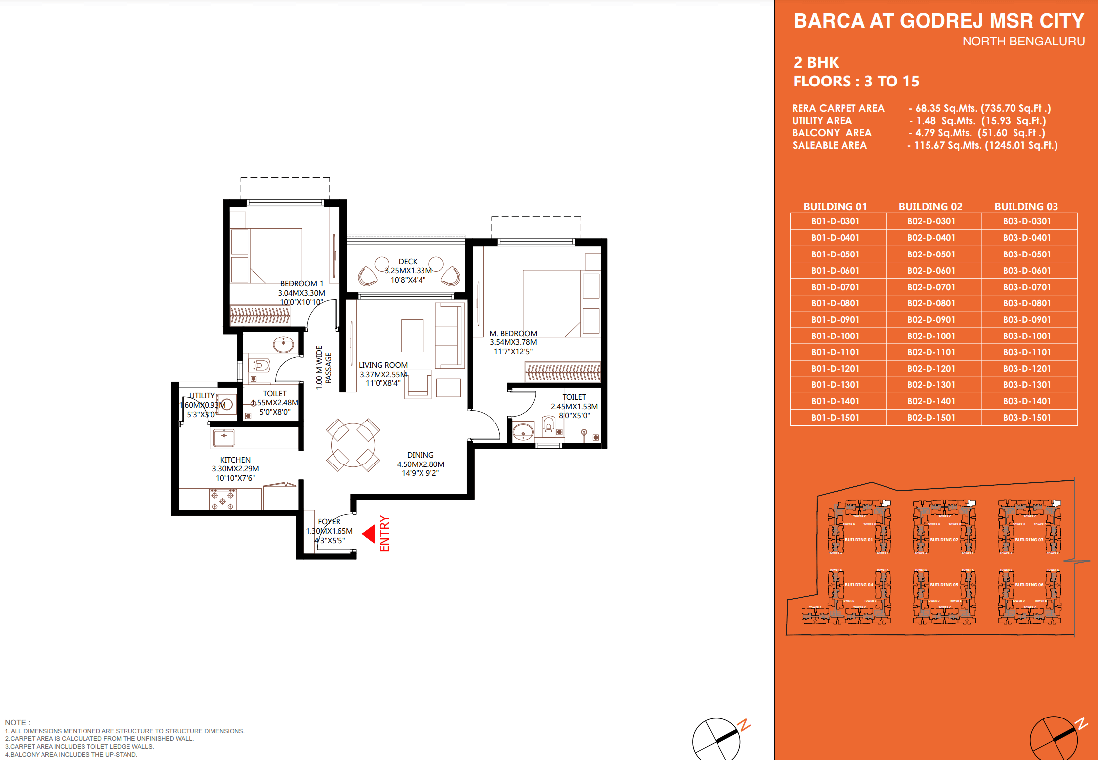 BARCA at Godrej MSR City Floor Plans