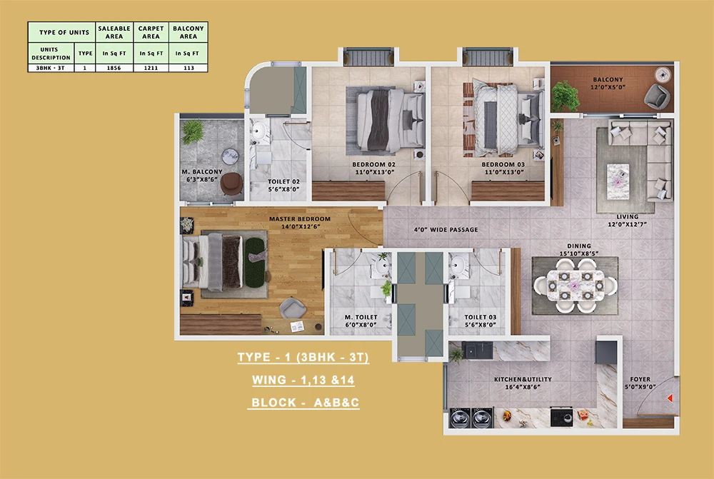 Sattva Vasanta Skye Floor Plans