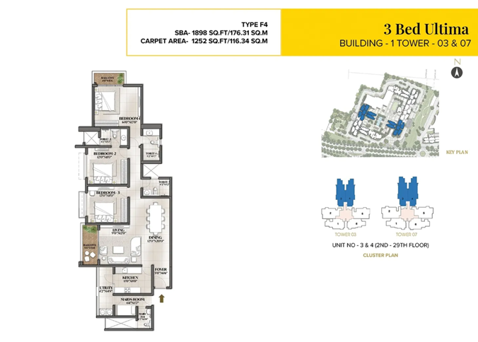 Prestige Avalon Park Floor Plan 2