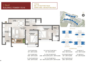 2BHK Floor Plan