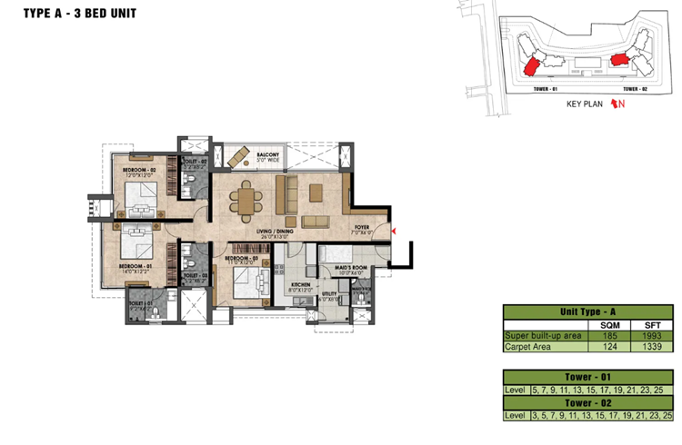 Prestige Fairfield Floor Plan 1