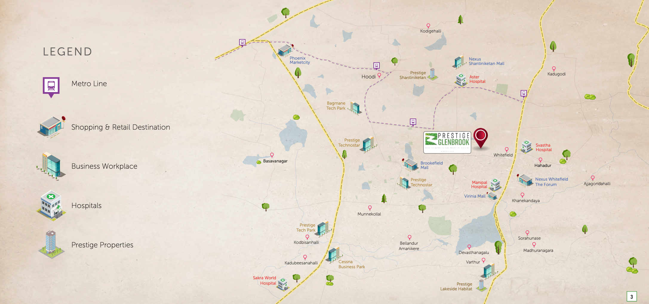 Prestige Glenbrook Location Map