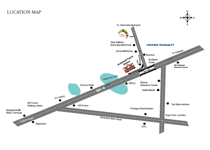 Prestige Glenwood Location Map