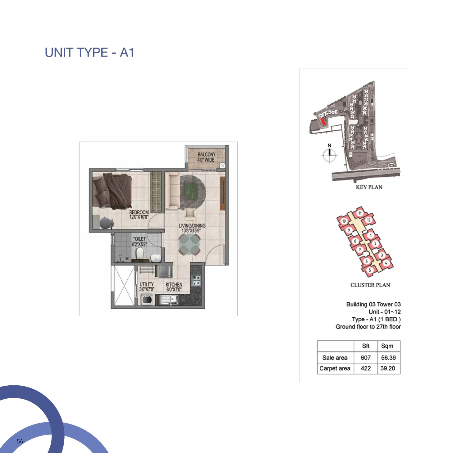 Prestige Jindal City Floor Plan 1