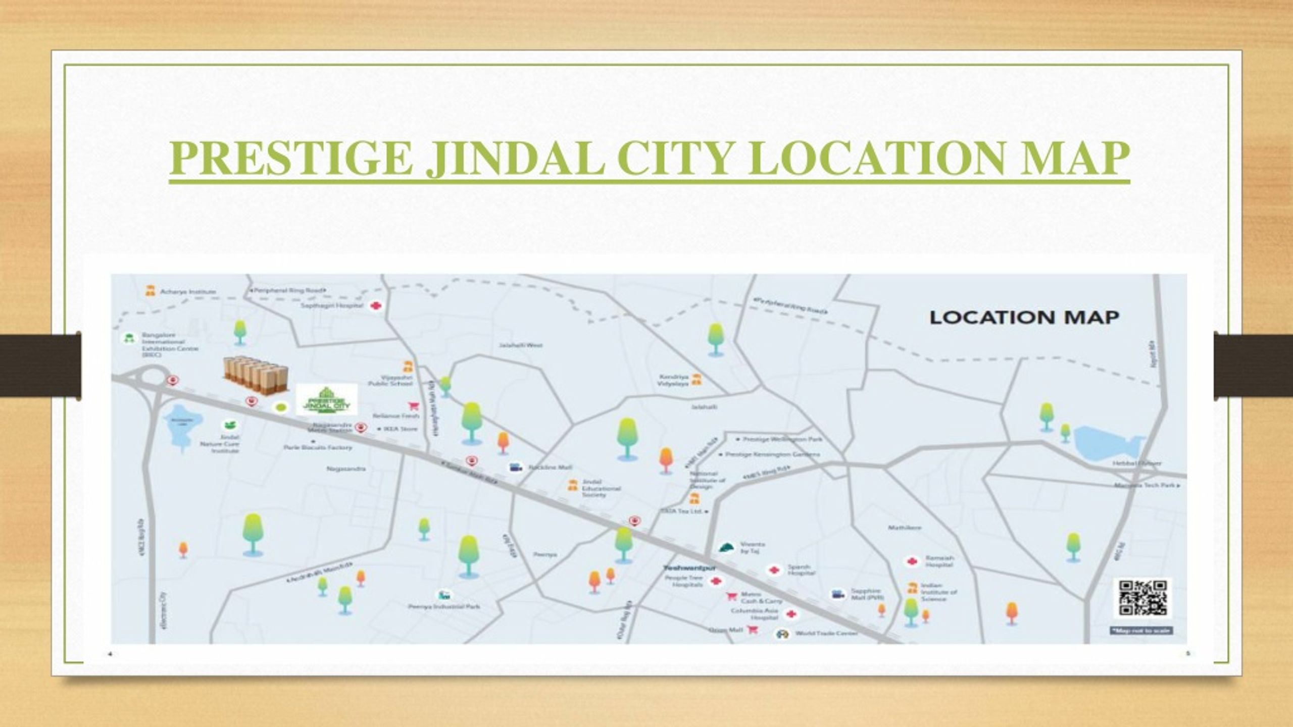 Prestige Jindal City Location Map
