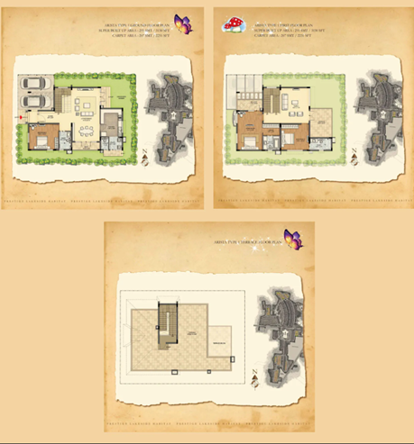 Prestige Lakeside Habitat Floor Plan 1