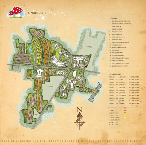 Prestige Lakeside Habitat Master Plan