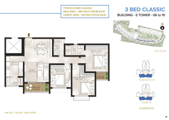 Prestige Meridian Park Floor Plan 1