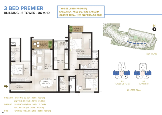 Prestige Meridian Park Floor Plan 2