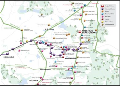 Prestige Park Grove Location Map