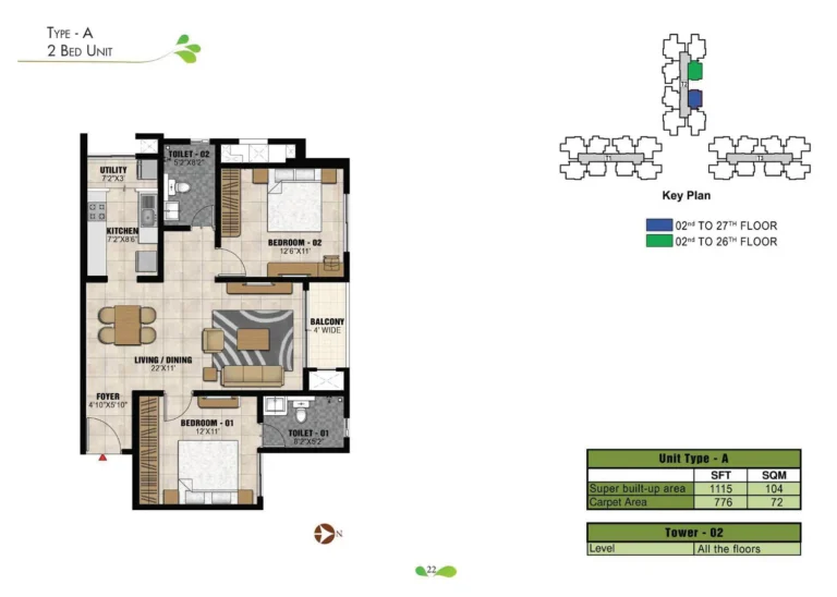 Prestige Park Square Floor Plans