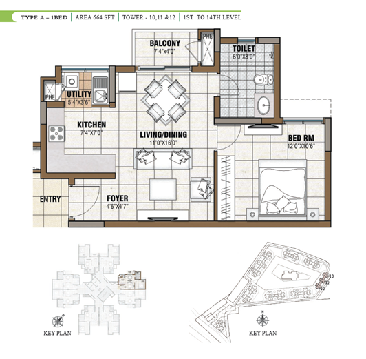 Prestige Tranquility Floor Plan 1