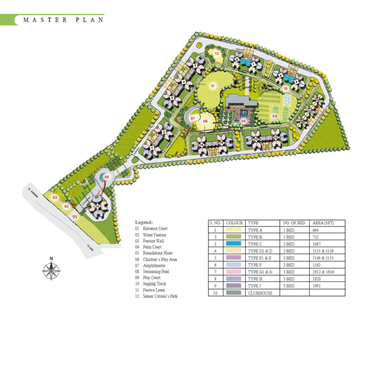 Prestige Tranquility Master Plan