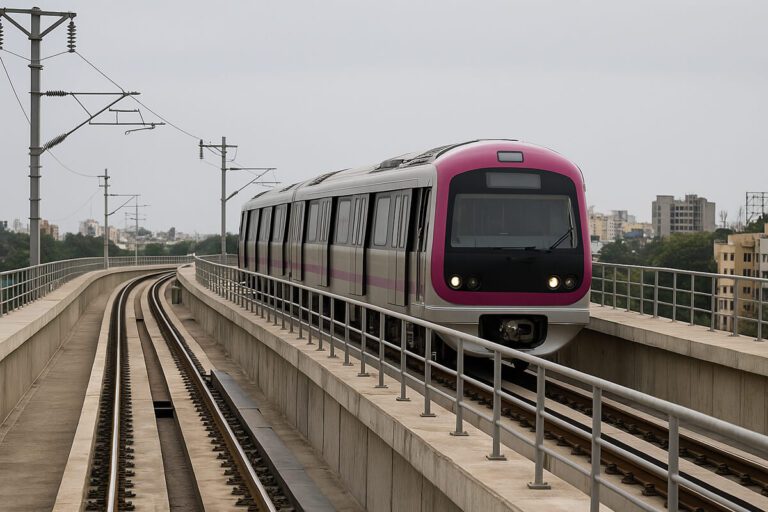 Bengaluru Metro Pink Line Update: Third Rail Testing Begins on Jayadeva–Tavarekere Stretch, Full Line by 2026