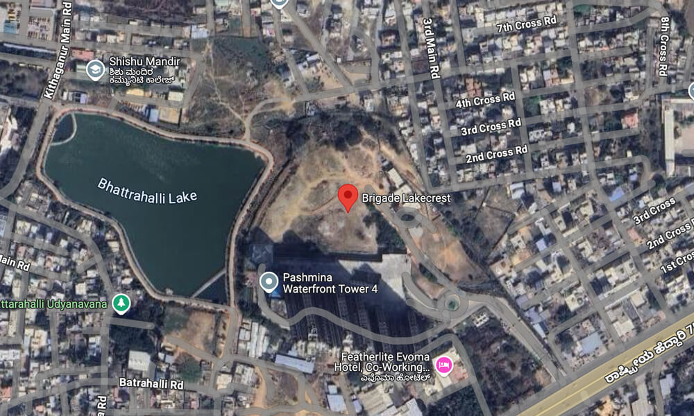 Brigade Lakecrest Location Map