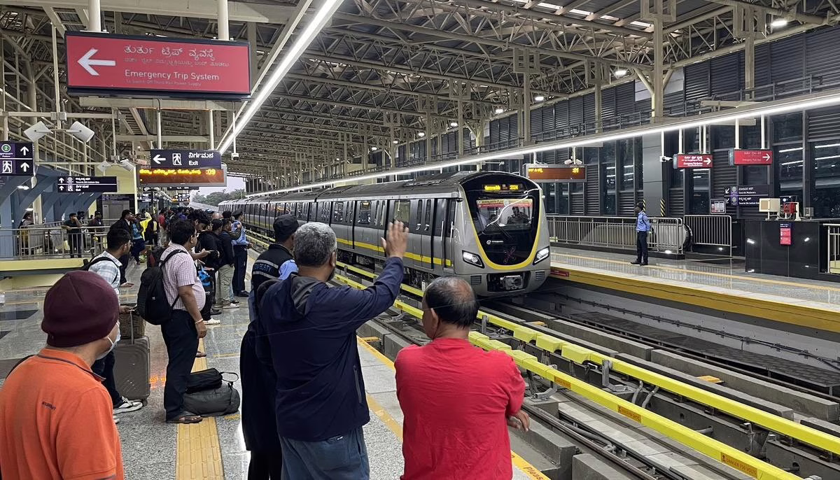 Yellow Line of Namma Metro Cuts Peak-Hour Congestion by 37.5% on South Bengaluru Roads