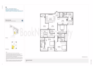 Type N – Compact 4 BHK + Domestic Help Wing 1 (Corner Unit)