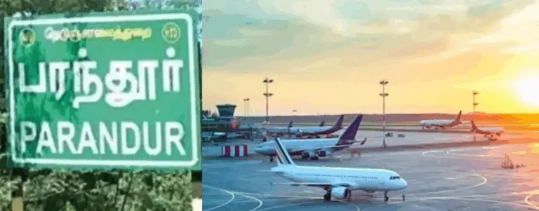 Tamil Nadu Acquires Half the Land for Parandur Airport Project.