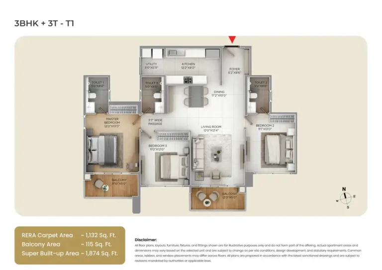 Purva Silversky Floor Plans