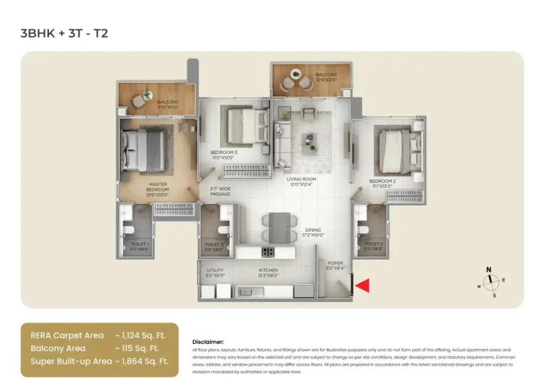 Purva Silversky Floor Plans