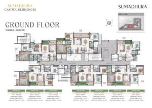 Sumadhura Capitol Residences Ground Floor Plan